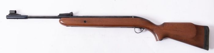 An 'Original' Mod 35 .177 calibre air rifle on a stained beech semi pistol grip stock.
