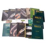 A collection of Holts Auction Catalogues in two boxes.