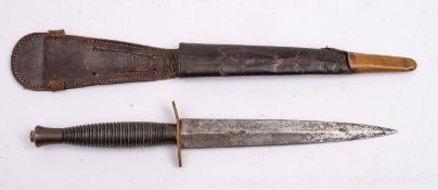 A Fairbairn Sykes Third Pattern Fighting knife,