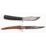 A late 19th/early 20th century hunting knife, maker Johnson Western, Sheffield,