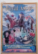 Two framed Newton Abbot race course posters,