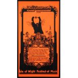 A Fiery Creations concert poster Isle of Wight Festival of Music, 30th-31st August,