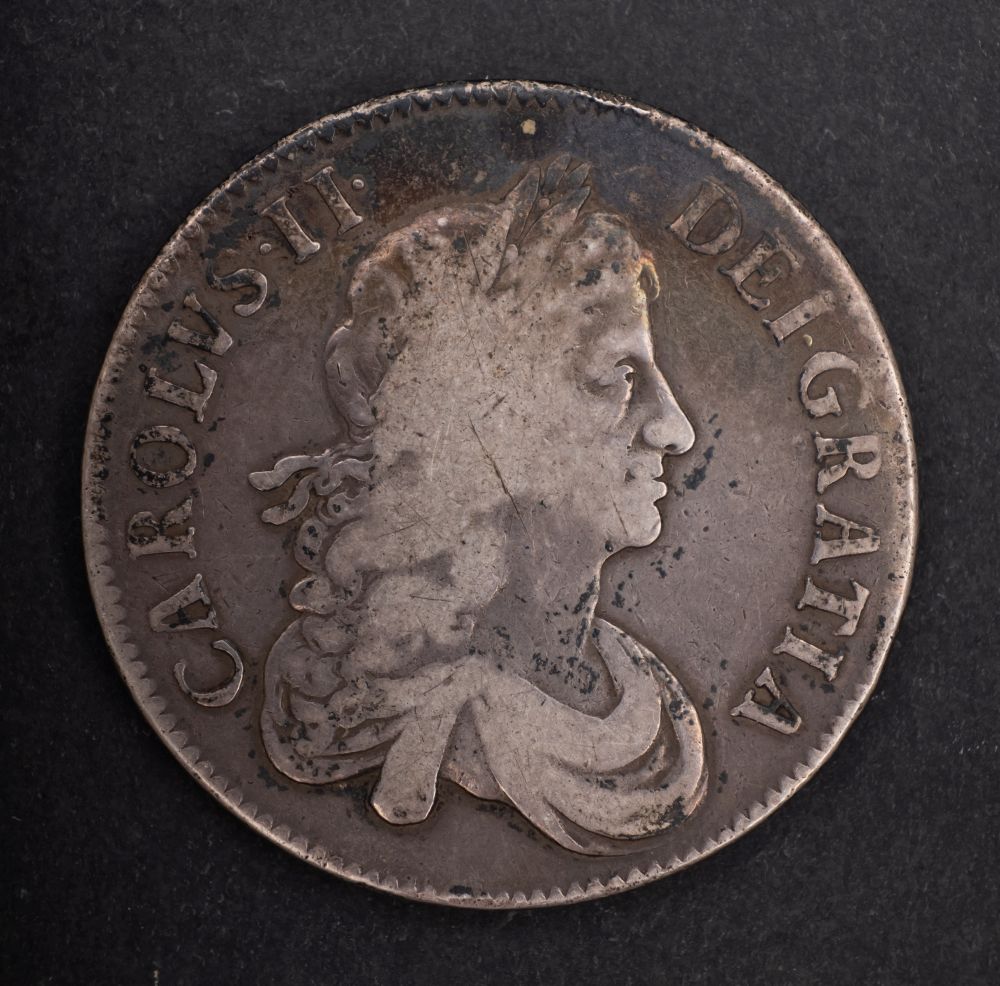 A 1670 Charles II crown. - Image 2 of 2