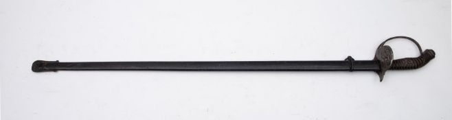 An Imperial German Officer's sword, marker Carl Eichorn, Solingen,