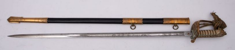 A George VI Royal Navy Regulation pattern Officer's sword,