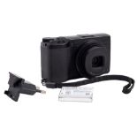 A Ricoh GR IIIx Digital camera, serial number 0019329, matte black finish body with GR f=26.1mm 1:2.