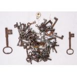 A collection of miscellaneous keys,18th century and later,