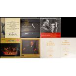 Seven Early issue Classical LPs on Columbia and Decca labels Including Saint-Saens, Brahms,