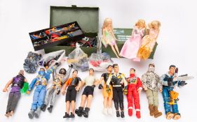 Hasbro Action Man, a collection of loose figures and accessories, including 'Dr.