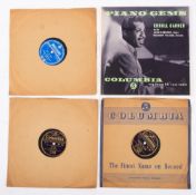 Erroll Garner: 1 10” LP and 3 rare 78rpm records (some early issues).
