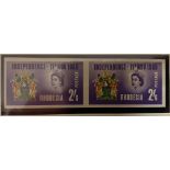 Rhodesia 1963 Independence 2/6d. imperforate pair fine unmounted mint, also various other items.