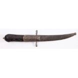 A late 19th century Swedish hunting knife, maker Carl Walfrid Dahlgren, Eskilstuna, Sweden,