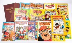 A collection of eighteen various Beano and Dandy albums including collectors anthologies.