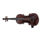 Violin, shaped one piece back, label by Kerschensteiner dated 1873,