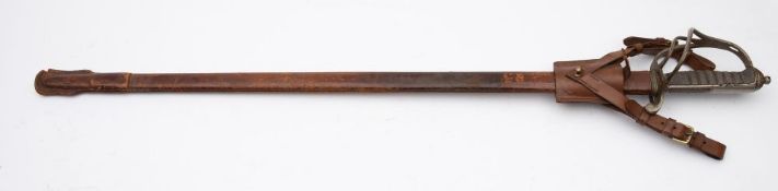 An Edward VII Royal Artillery Officer's sword, maker WKC, Solingen,