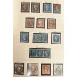A Q.V to Q.E.II used collection of Great British stamps in an album including 1840 1d. (2) and 2d.