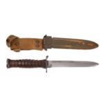 A US M3 pattern trench/fighting knife,