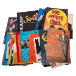 A collection of 1960s and later concert and theatre programmes,