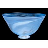 *William Walker [Contemporary] a glass bowl,