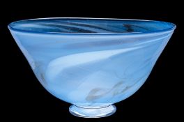 *William Walker [Contemporary] a glass bowl,
