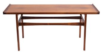 WITHDRAWN LOT A Danish rosewood console table, by Finn Juhl for Niels Vodder,