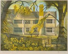 * Arthur Homeshaw (British, 1933-2011) Creedy House from the West signed,