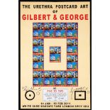 'The urethra of postcard art of Gilbert and George' Two exhibition posters from 2009 Each 90 x 59.