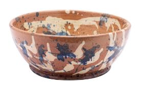 A large Ewenny pottery bowl,