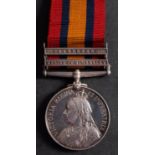 A Queen's South Africa Medal with two claps to ' 2467 Plte.