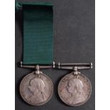 Two Victorian Volunteer Long Service Medals.