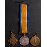 A WWI trio to '9525 Spr J McMurtrie RE', 1914-15 Star, War Medal and Victory Medal.