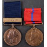 A City of London Police Jubilee Medal 1897 with clasp to 'PC 599 A Inch' together with a City of