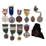 A small collection of miscellaneous Lodge and Association jewels,