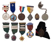 A small collection of miscellaneous Lodge and Association jewels,