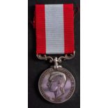 A George VI HM Coastguard Rocket Apparatus LSGC Medal to 'Simon George Ivey'.