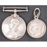 A George V Royal Naval Reserve LSGC Medal and Imperial Russian Medal for Diligence to 'D 2231 WA