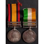 A Queen's South Africa Medal with two claps to' 5133 Pte J Wootton Liverpool Regt',