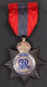 A George V Imperial Service Order to 'Alfred J Carter',maker Elkington & Co, London,