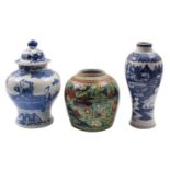 Three pieces of Chinese porcelain,