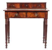 A 19th-century mahogany bonheur du jour;