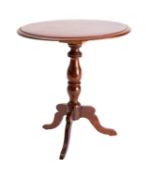 A mahogany model of a tripod table in George IV style, possibly an apprentice piece,