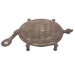 A Continental spice or cheese grater in the form of a tortoise,