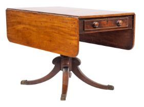 A George IV mahogany dropleaf breakfast table,