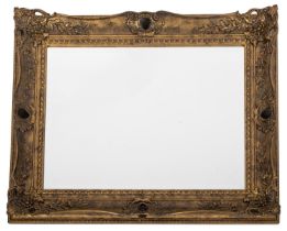 A composition framed wall mirror in 18th-century style,
