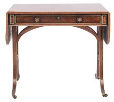 A George IV rosewood sofa table,