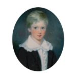 WITHDRAWN British School , circa 1820 Portrait of a boy, head and shoulders,