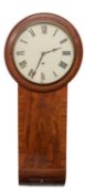 Roskell & Sons, Liverpool, a mahogany wall clock having an eight-day duration,