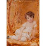 WITHDRAWN Simon-Jacques Rochard (French,1788-1872) Portrait of Byron Rowles, as a child,