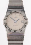 Omega Constellation a gentleman's stainless steel wristwatch the dial signed Omega Constellation,