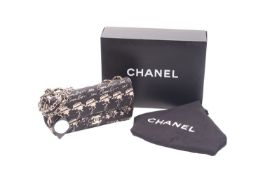 Chanel. A Mademoiselle Coco Rue Chambon canvas printed Classic 2.